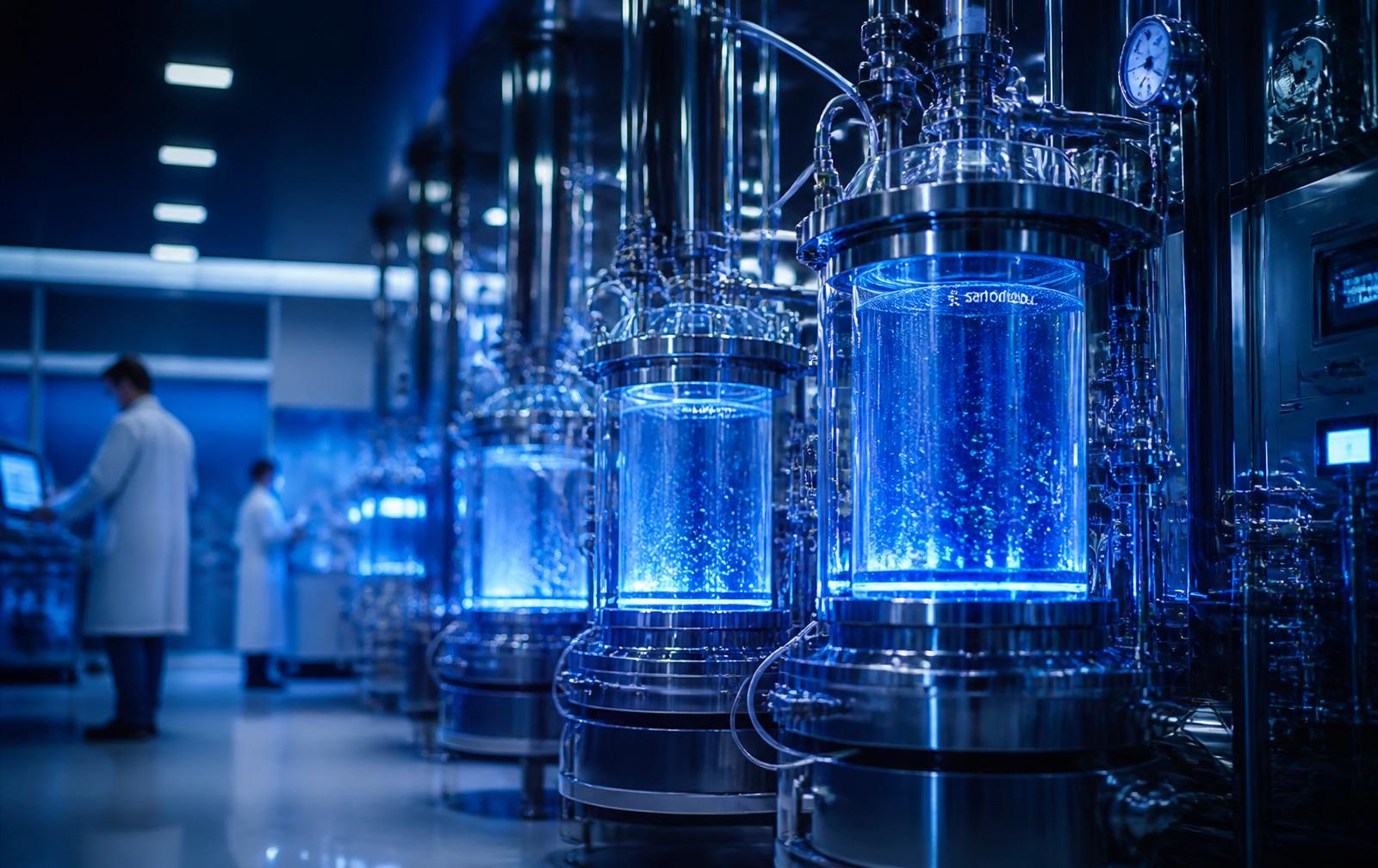 cGMP biopharmaceutical manufacturing facility